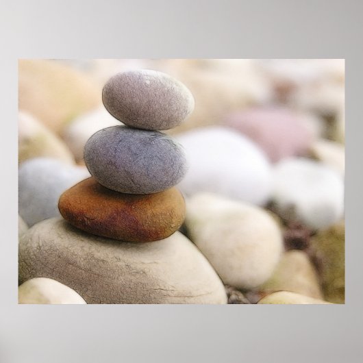 Zen Rock Garden Poster (Voorkant)
