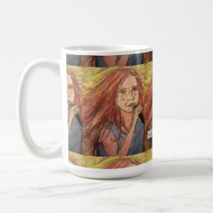 Zen Rocker Girl art Koffiemok