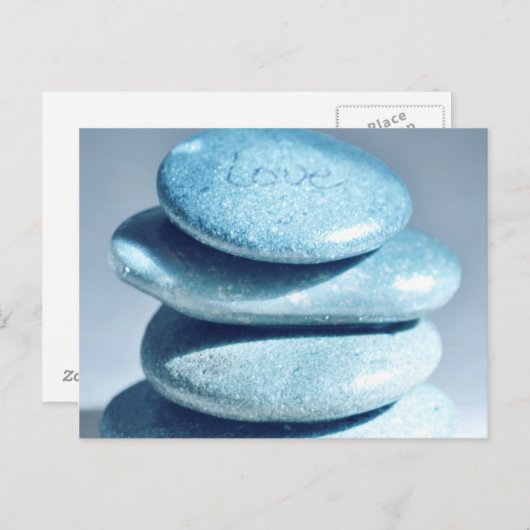 Zen Rocks Briefkaart (Voorkant / Achterkant)