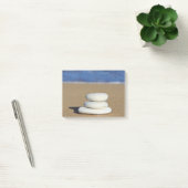 Zen Rocks op Beach Post-it Notes (Kantoor)