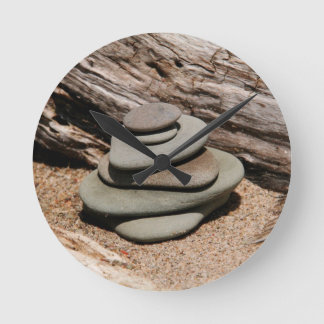 Zen Rocks Ronde Klok