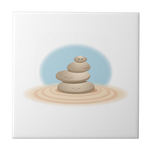 Zen Rocks Tegeltje (Voorkant)