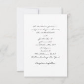 Zen Rocks; Weddensuitnodiging Kaart (Achterkant)