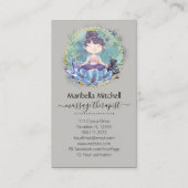 Zen rocks Yoga Spa Massage Therapist Visitekaartje (Achterkant)