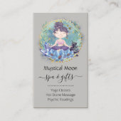 Zen rocks Yoga Spa Massage Therapist Visitekaartje (Voorkant)