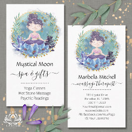 Zen rocks Yoga Spa Massage Therapist Visitekaartje