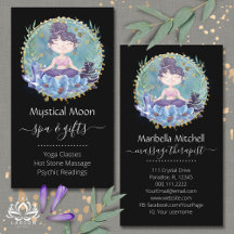 Zen Rocks Yoga Spa Massage Therapist Visitekaartje