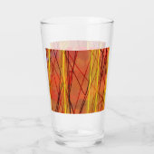 Zen rode draad glas tumbler (Achterkant)