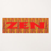 Zen rode draad oefening mat (Voorkant (horizontaal))