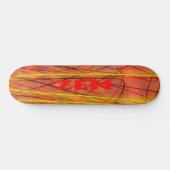 Zen rode draad skateboard (Horizontaal)