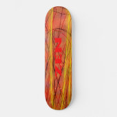 Zen rode draad skateboard (Voorkant)