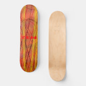 Zen rode draad skateboard (Voorkant)