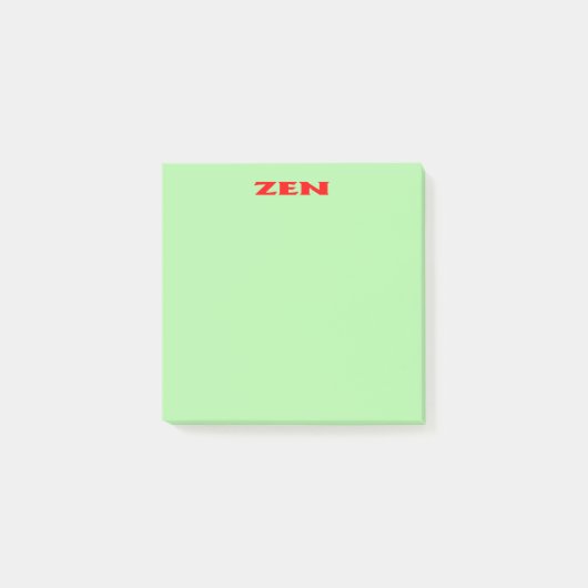 Zen rode groene notitieblokken post-it® notes (Voorkant)