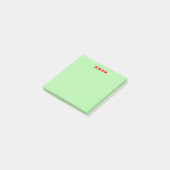 Zen rode groene notitieblokken post-it® notes (Schuin)