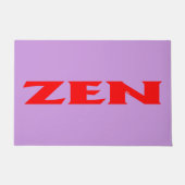Zen rode lila deurmat (Voorkant)