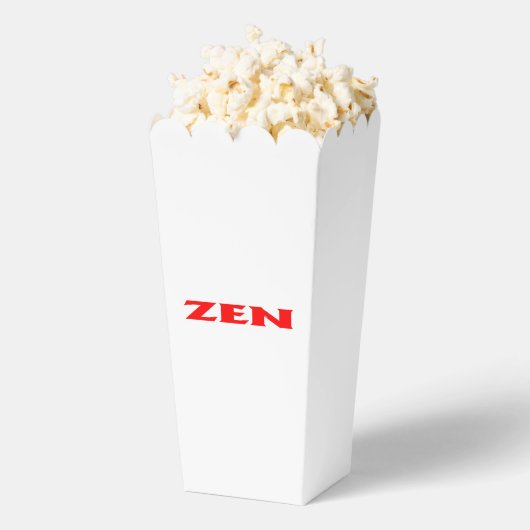 Zen rode witte popcorn dozen bedankdoosjes (Popped)