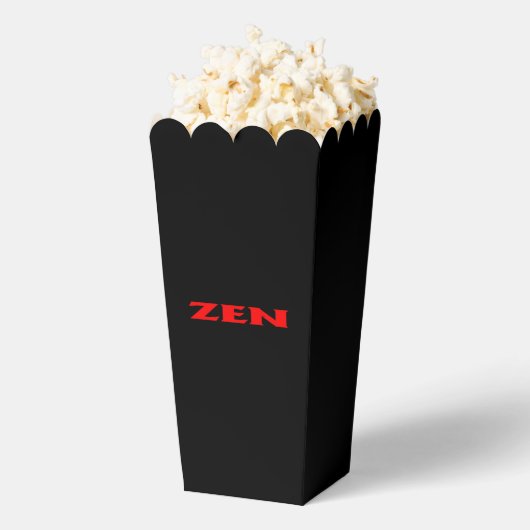 Zen rode zwarte popcorn dozen bedankdoosjes (Popped)