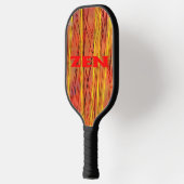 Zen rood draad zwart pickleball paddle (Links)