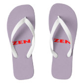 Zen rood grijs brede teenslippers (Voetbed)