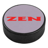 Zen rood grijs hockey puck (3/4)