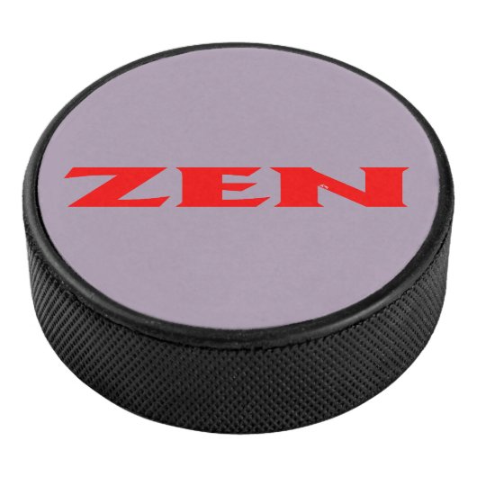 Zen rood grijs hockey puck (3/4)
