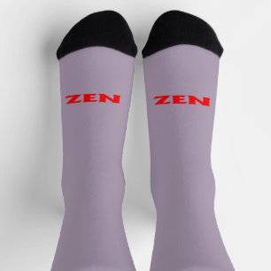 Zen rood grijs inkomende premium sokken