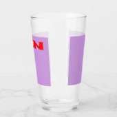 Zen rood lila glazen tumbler (Links)