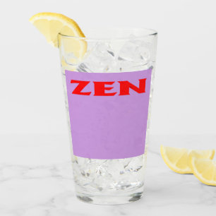 Zen rood lila glazen tumbler