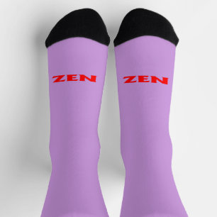Zen rood lila inkomende premium sokken