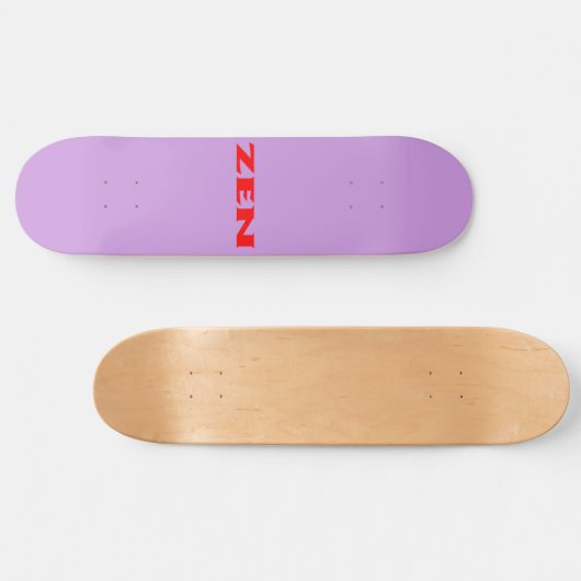 Zen rood lila skateboard (Horizontaal)