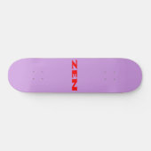 Zen rood lila skateboard (Horizontaal)