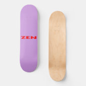 Zen rood lila skateboard (Voorkant)