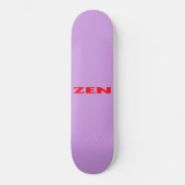 Zen rood lila skateboard (Voorkant)