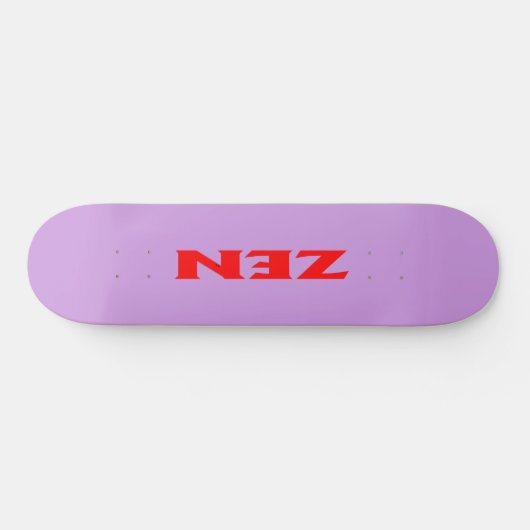 Zen rood lila skateboard (Horizontaal)
