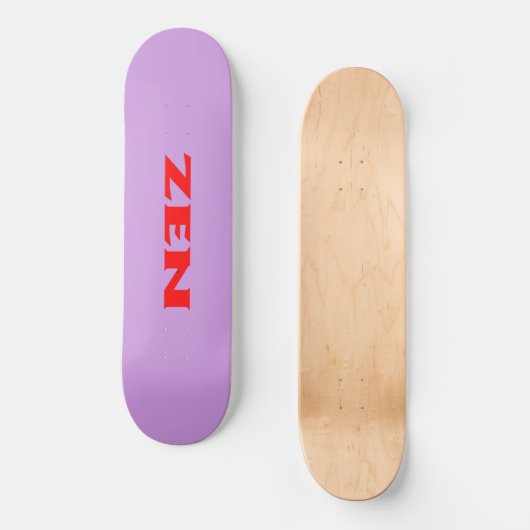 Zen rood lila skateboard (Voorkant)