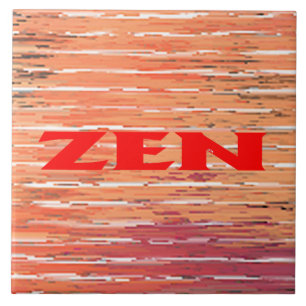 Zen rood riet grote tegel tegeltje
