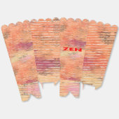 Zen rood riet popcorn dozen bedankdoosjes (Ongevouwen)