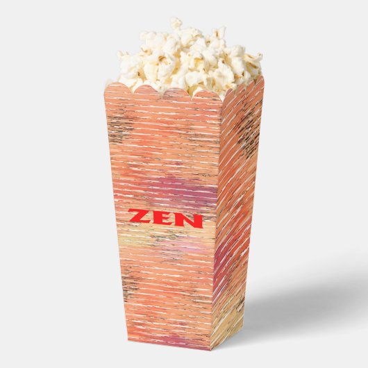 Zen rood riet popcorn dozen bedankdoosjes (Popped)