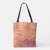Zen rood riet schouder canvas tas (Achterkant)