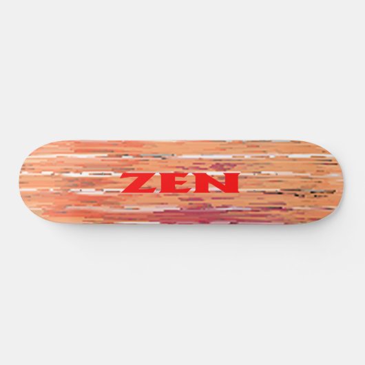 Zen rood riet skateboard (Horizontaal)