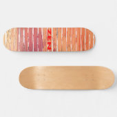Zen rood riet skateboard (Horizontaal)