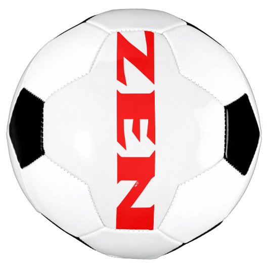 Zen rood voetbal (Gedraaid)