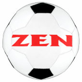 Zen rood voetbal (Voorkant)