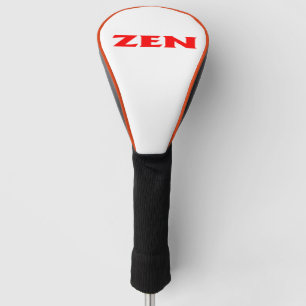Zen rood wit golfclub bestuurder hoofd cover