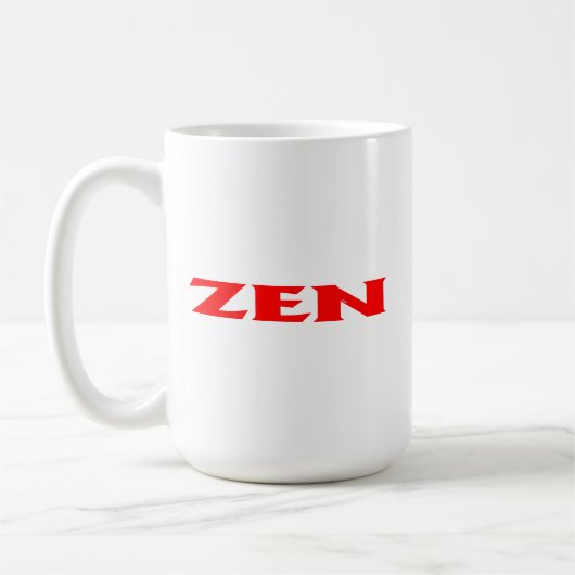 Zen rood wit mok (Links)