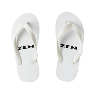 Zen rood wit peuter teenslippers