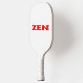 Zen rood wit pickleball paddle (Links)