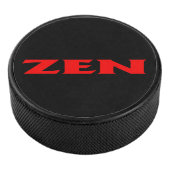 Zen rood zwart hockey puck (3/4)