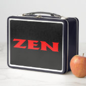 Zen rood zwart lunchbox (In situ)