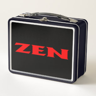 Zen rood zwart lunchbox